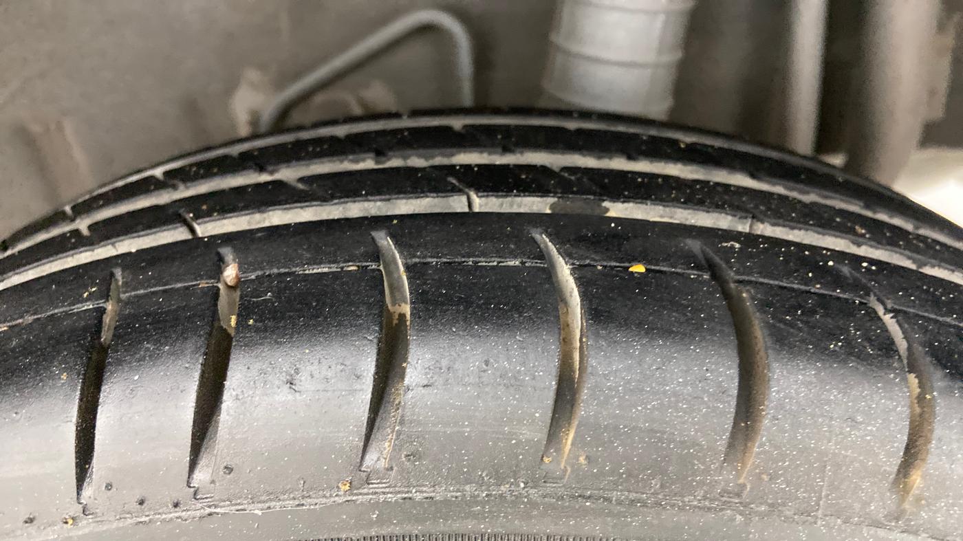 2014 Datsun Go T, Petrol, Manual, 39,307 km, Left Rear Tyre Tread
