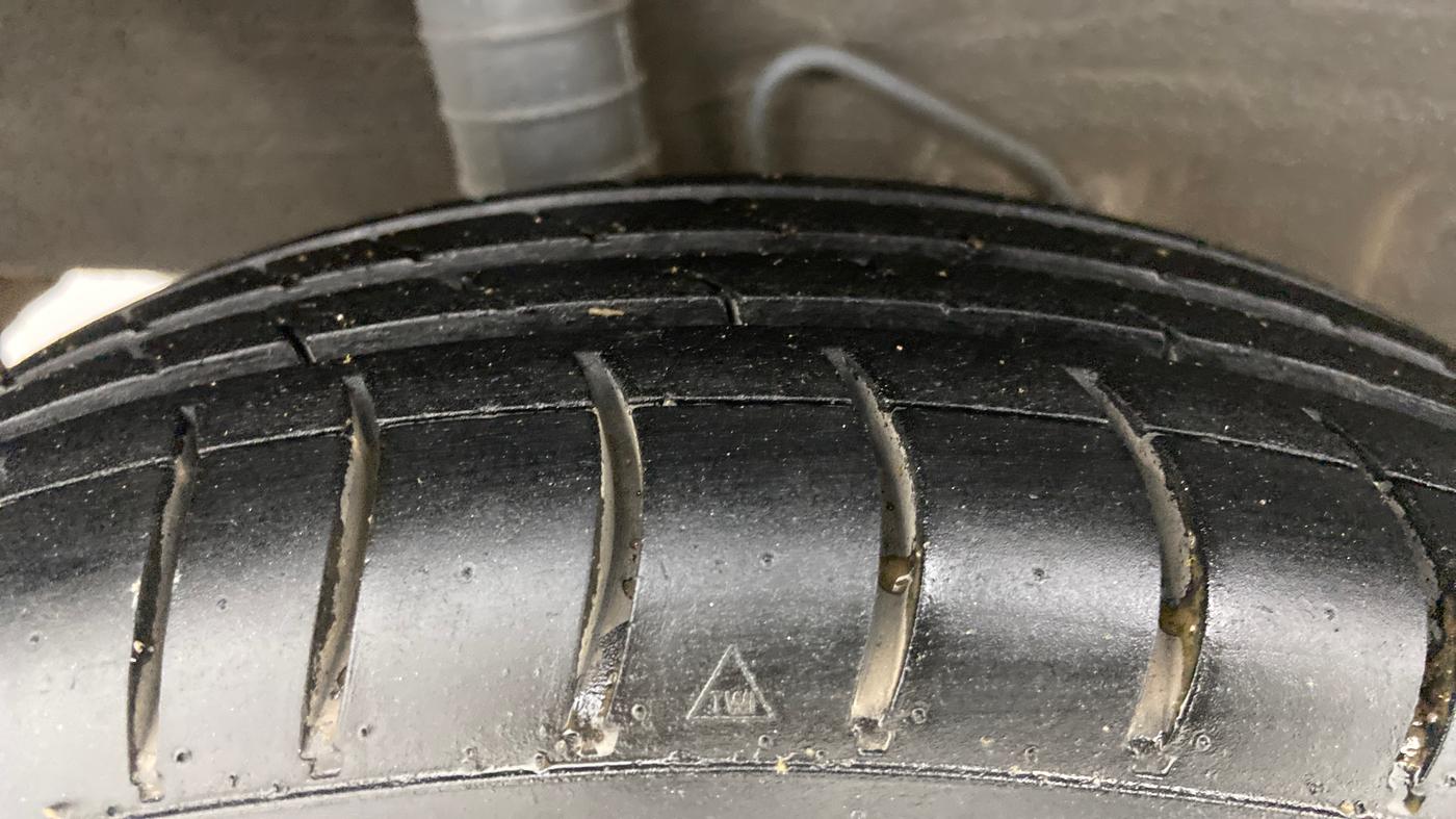 2014 Datsun Go T, Petrol, Manual, 39,307 km, Right Rear Tyre Tread