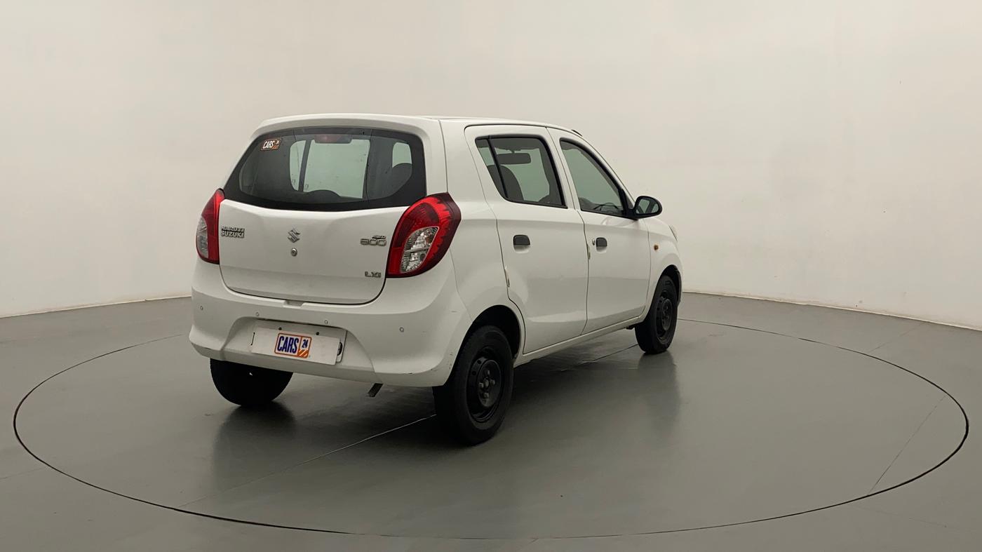 2012 Maruti Alto 800 LXI, Petrol, Manual, 27,138 km, Right Back Diagonal