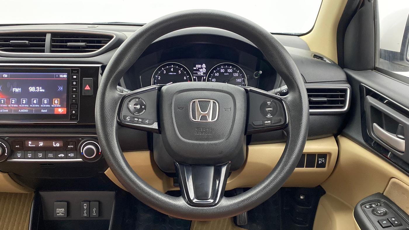 2019 Honda Amaze 1.2 VXMT I VTEC, Petrol, Manual, 30,176 km, Steering Wheel Close Up