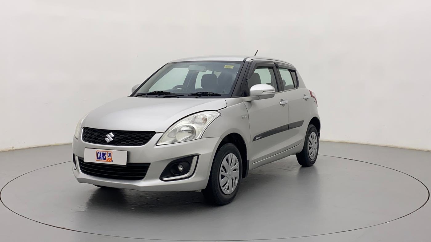 2015 Maruti Swift VDI ABS, Diesel, Manual, 76,491 km, Left Front Diagonal (45- Degree) View