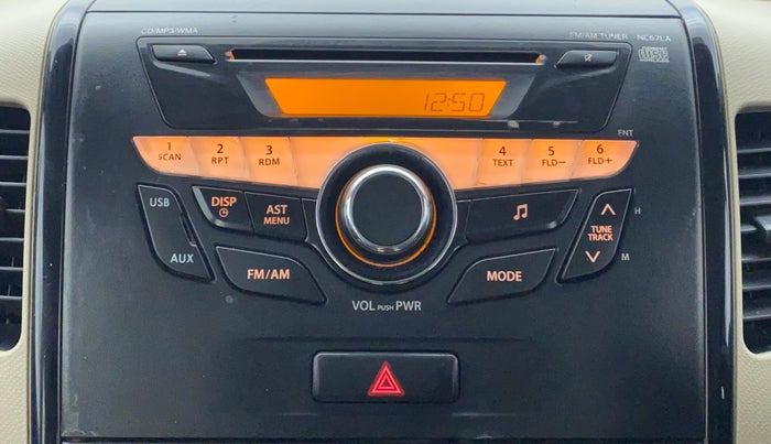 2017 Maruti Wagon R 1.0 VXI, Petrol, Manual, 78,737 km, Infotainment System