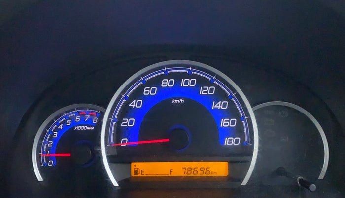 2017 Maruti Wagon R 1.0 VXI, Petrol, Manual, 78,737 km, Odometer Image