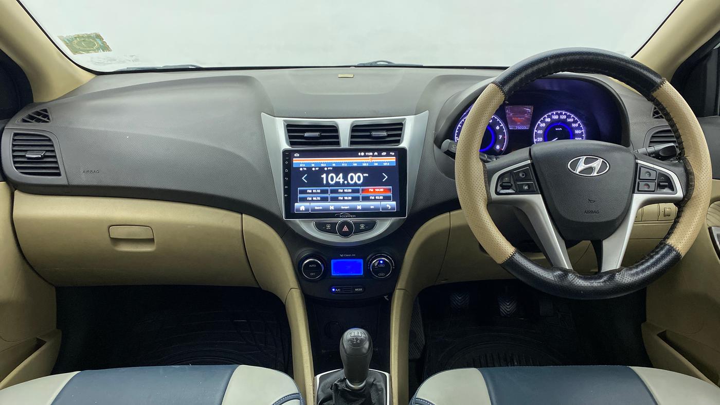 2012 Hyundai Verna FLUIDIC 1.6 VTVT SX, Petrol, Manual, 74,925 km, Dashboard