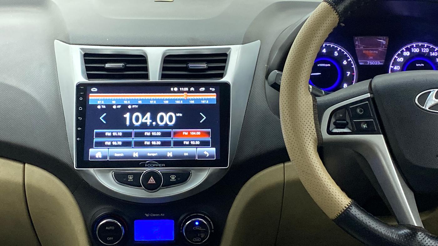 2012 Hyundai Verna FLUIDIC 1.6 VTVT SX, Petrol, Manual, 74,925 km, Air Conditioner