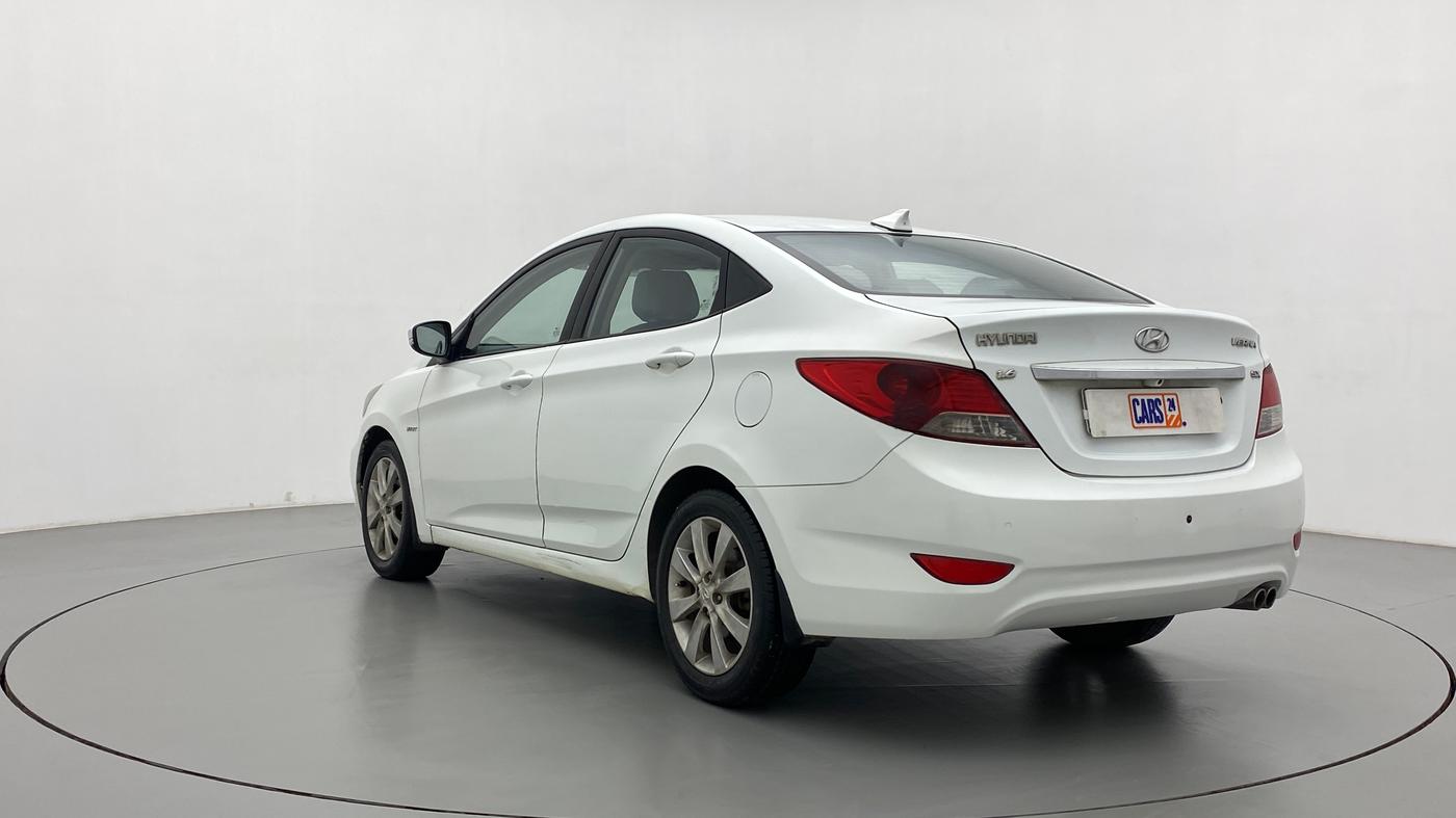 2012 Hyundai Verna FLUIDIC 1.6 VTVT SX, Petrol, Manual, 74,925 km, Left Back Diagonal