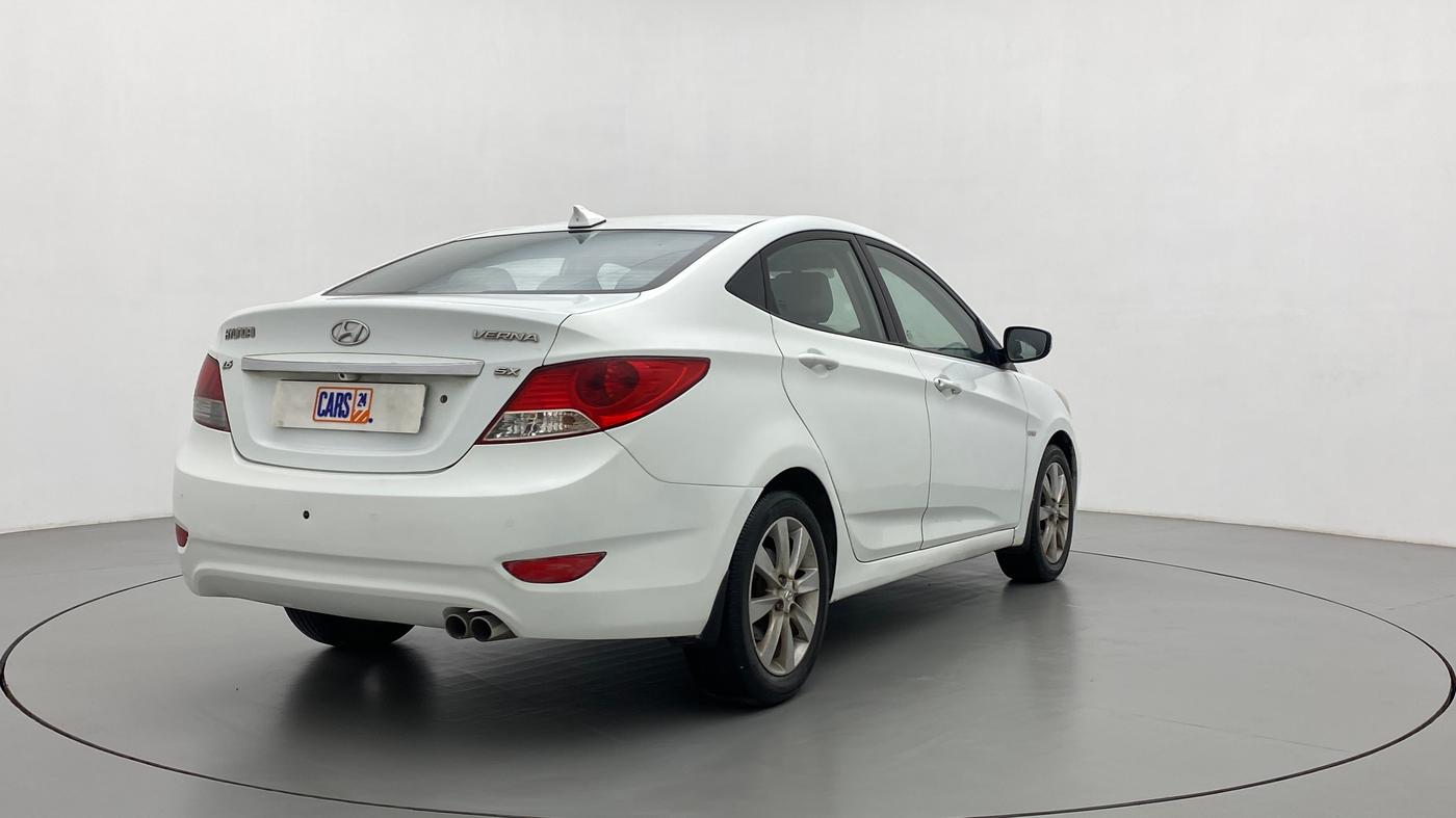 2012 Hyundai Verna FLUIDIC 1.6 VTVT SX, Petrol, Manual, 74,925 km, Right Back Diagonal