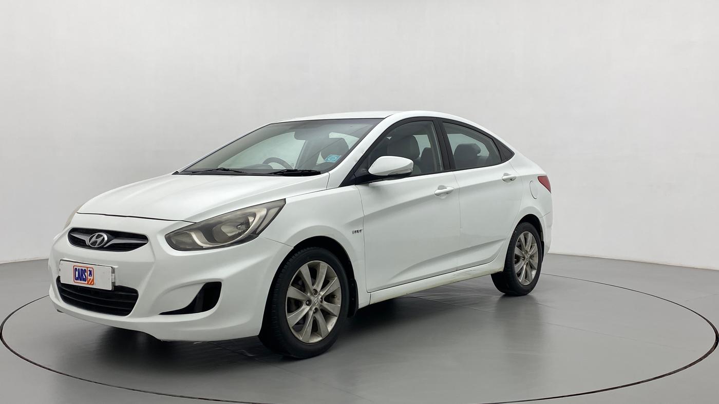 2012 Hyundai Verna FLUIDIC 1.6 VTVT SX, Petrol, Manual, 74,925 km, Left Front Diagonal