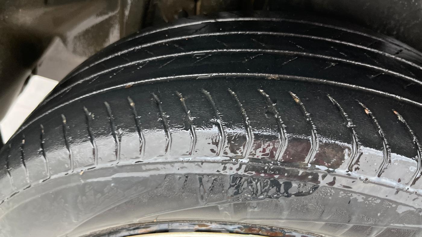 2022 Maruti Vitara Brezza VXI, Petrol, Manual, 80,550 km, Right Rear Tyre Tread