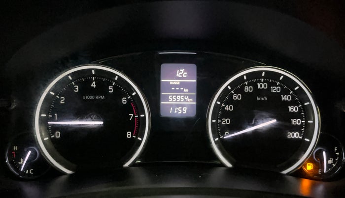 2017 Maruti Ciaz ALPHA 1.4 PETROL, Petrol, Manual, 55,946 km, Odometer Image