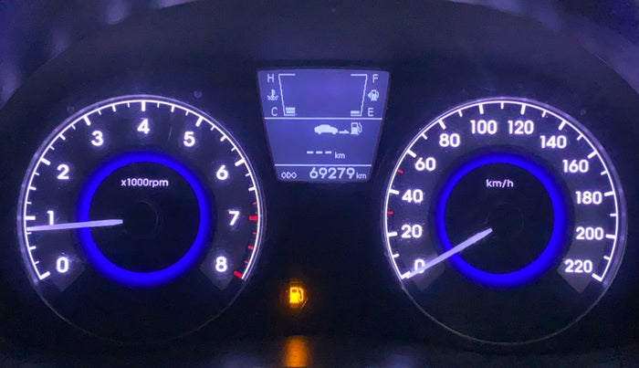 2012 Hyundai Verna FLUIDIC 1.6 VTVT SX, Petrol, Manual, 69,278 km, Odometer Image