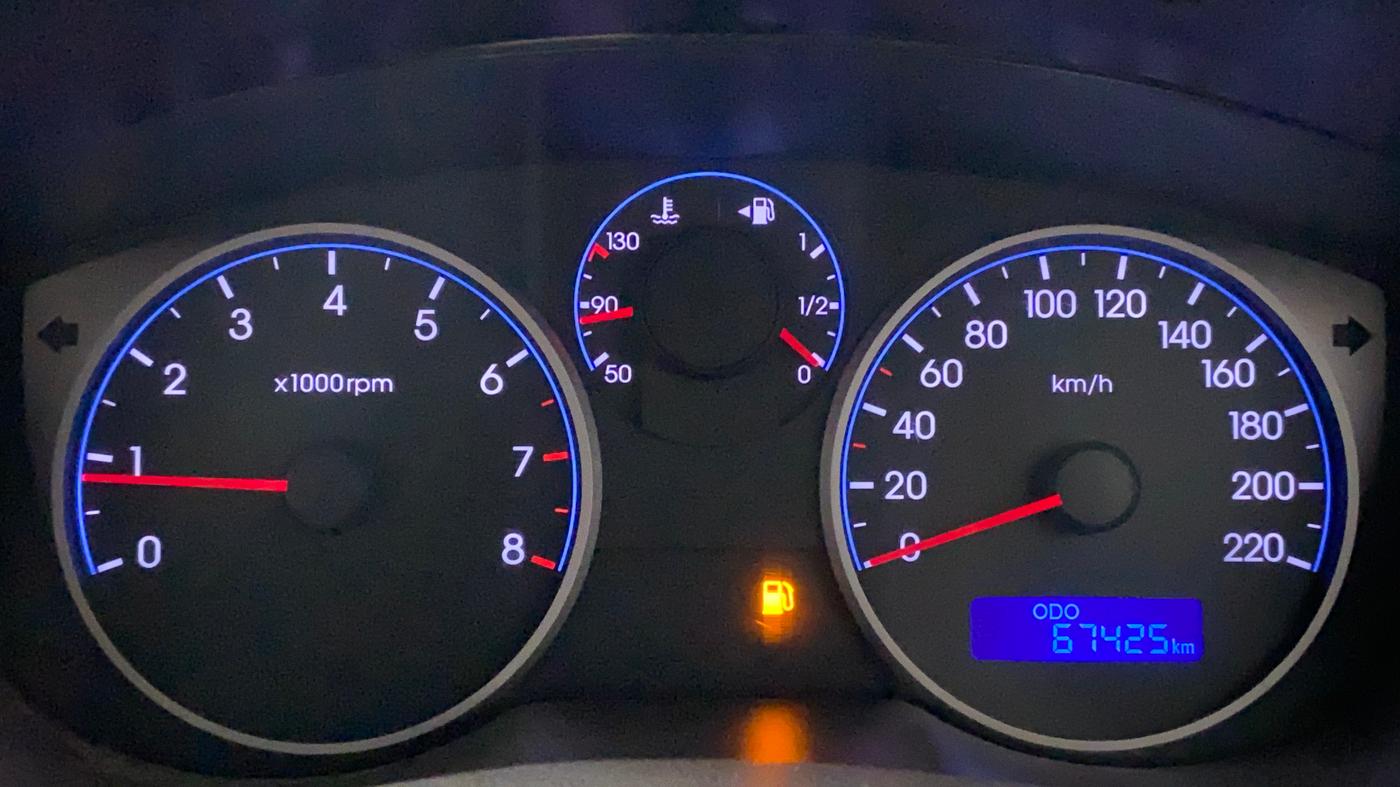 2011 Hyundai i20 MAGNA (O) 1.2, Petrol, Manual, 67,425 km, Odometer Image