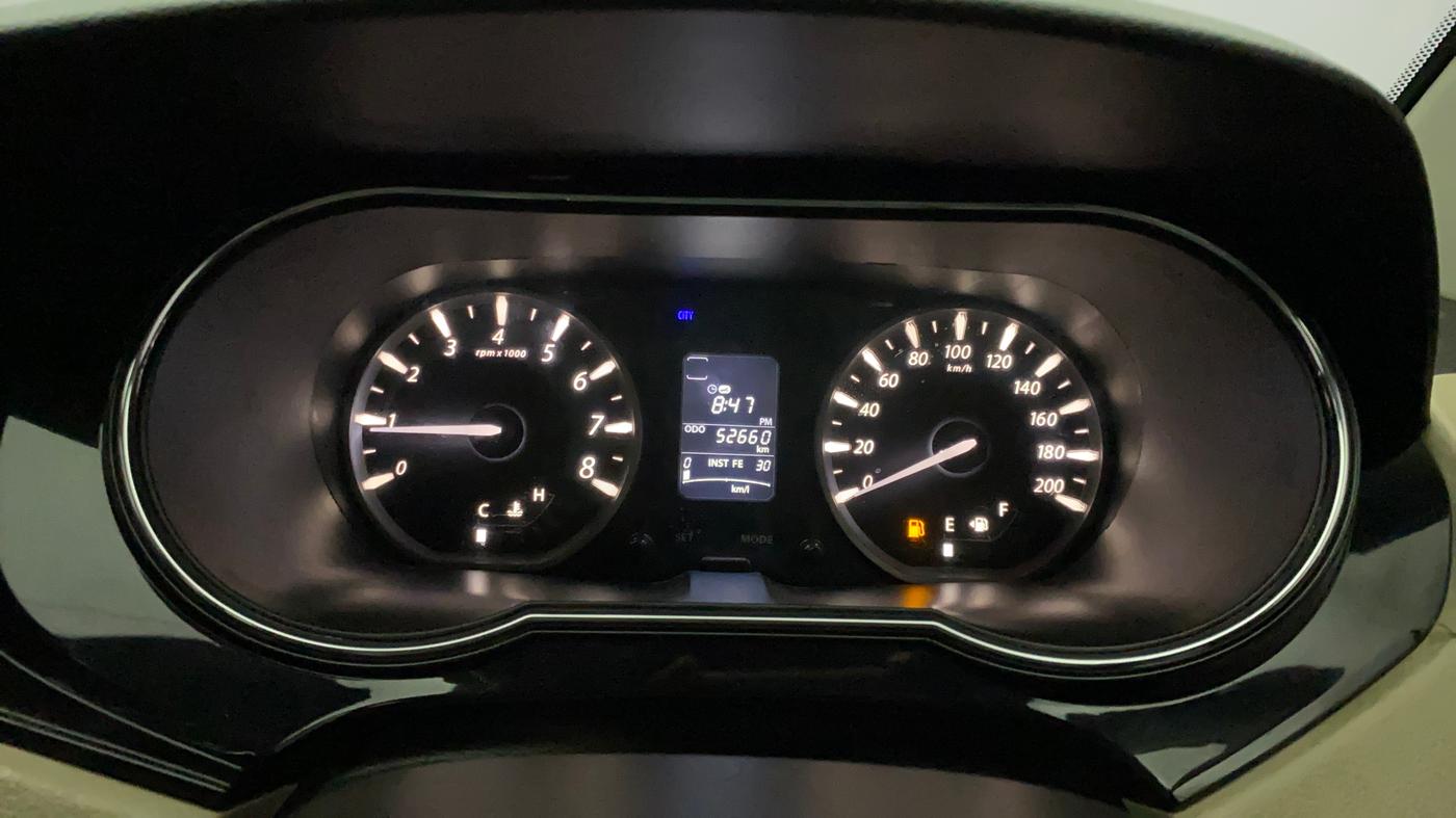 2015 Tata Zest XT PETROL, Petrol, Manual, 52,659 km, Odometer Image
