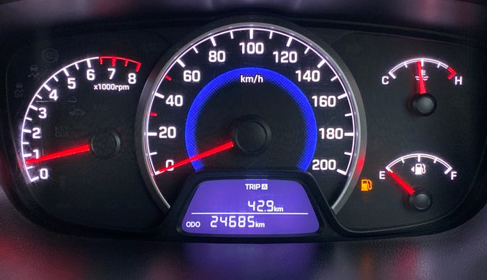 2017 Hyundai Grand i10 ASTA 1.2 KAPPA VTVT, Petrol, Manual, 24,743 km, Odometer Image