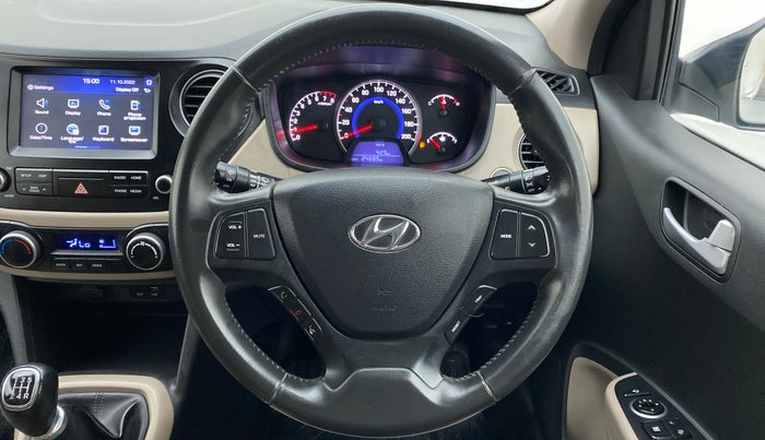 2017 Hyundai Grand i10 ASTA 1.2 KAPPA VTVT, Petrol, Manual, 24,743 km, Steering Wheel Close Up
