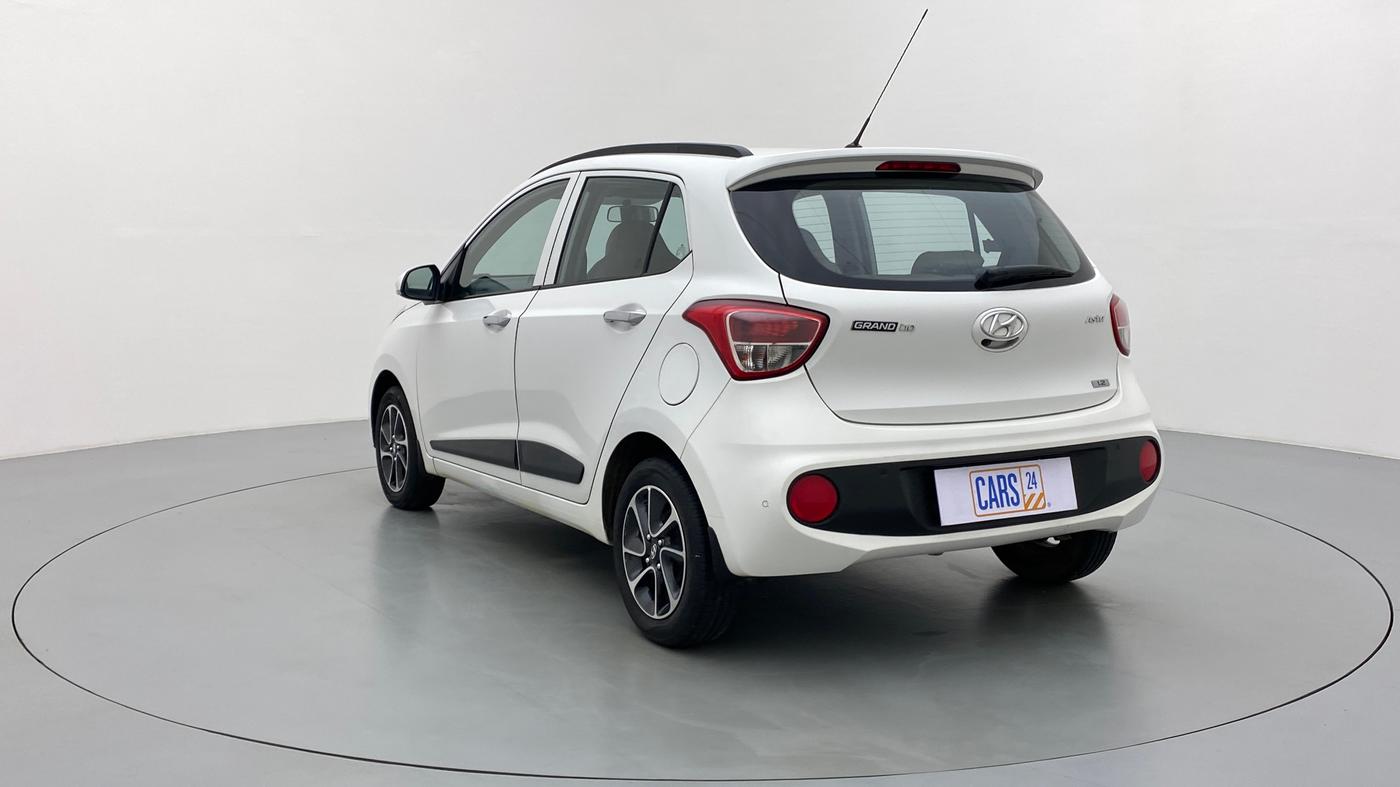 2017 Hyundai Grand i10 ASTA 1.2 KAPPA VTVT, Petrol, Manual, 24,743 km, Left Back Diagonal