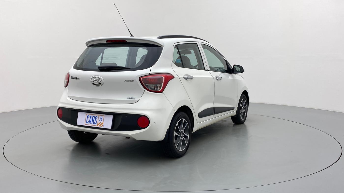 2017 Hyundai Grand i10 ASTA 1.2 KAPPA VTVT, Petrol, Manual, 24,743 km, Right Back Diagonal