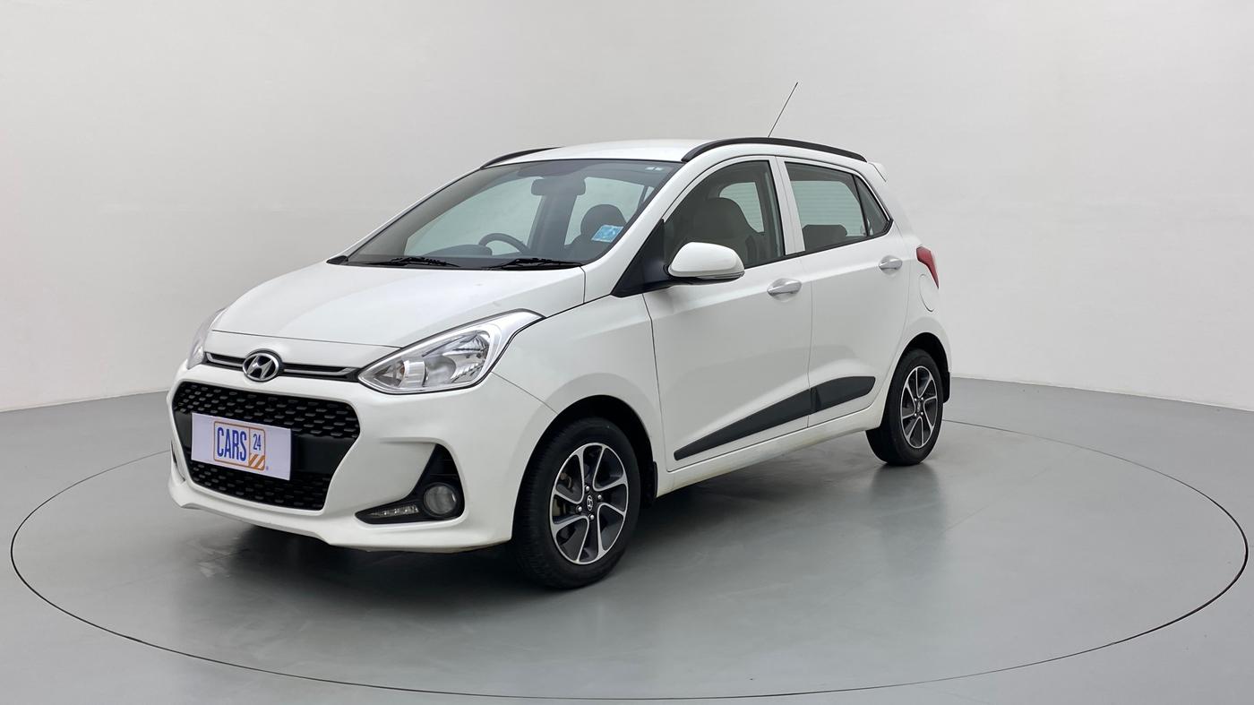2017 Hyundai Grand i10 ASTA 1.2 KAPPA VTVT, Petrol, Manual, 24,743 km, Left Front Diagonal