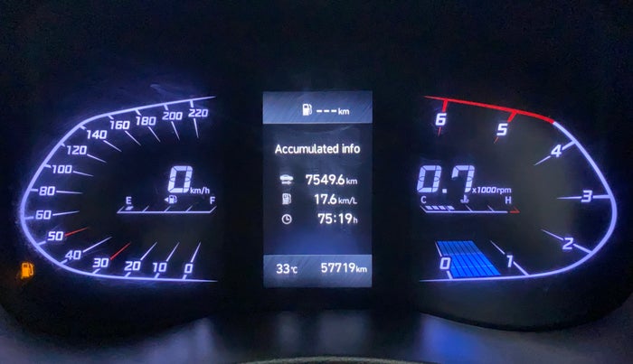 2021 Hyundai Verna SX 1.5 CRDI, Diesel, Manual, 57,719 km, Odometer Image