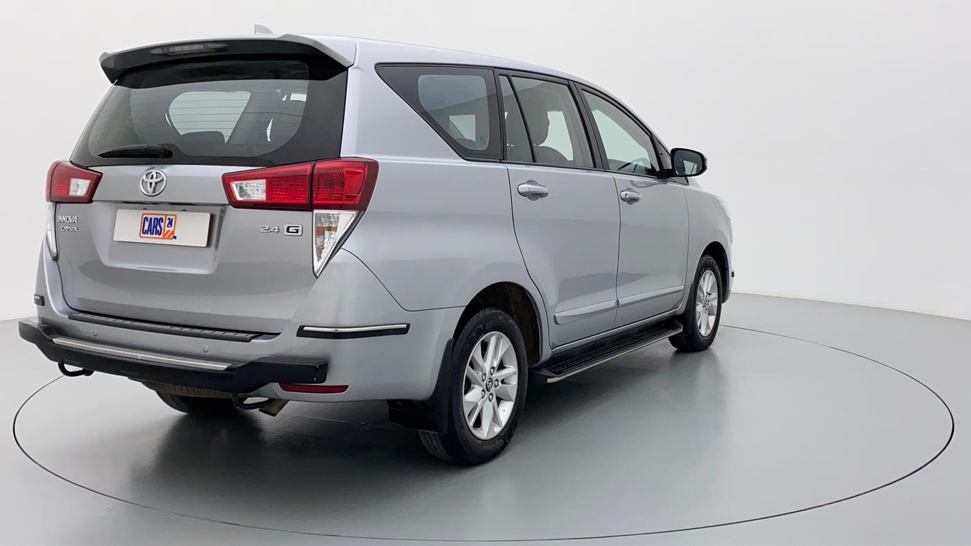2018 Toyota Innova Crysta 2.4 GX 8 STR, Diesel, Manual, 32,472 km, Right Back Diagonal (45- Degree) View