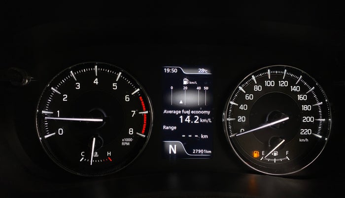 2022 Maruti Baleno ALPHA 1.2 AGS, Petrol, Automatic, 27,904 km, Odometer Image