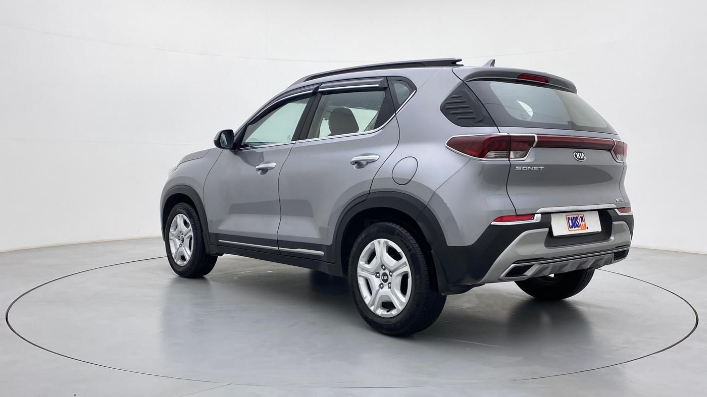 2021 KIA SONET HTX 1.0 IMT, Petrol, Manual, 10,949 km, Left Back Diagonal