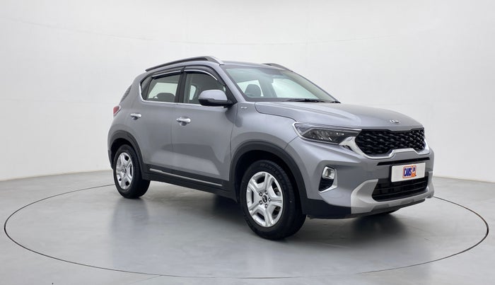2021 KIA SONET HTX 1.0 IMT, Petrol, Manual, 10,949 km, Right Front Diagonal