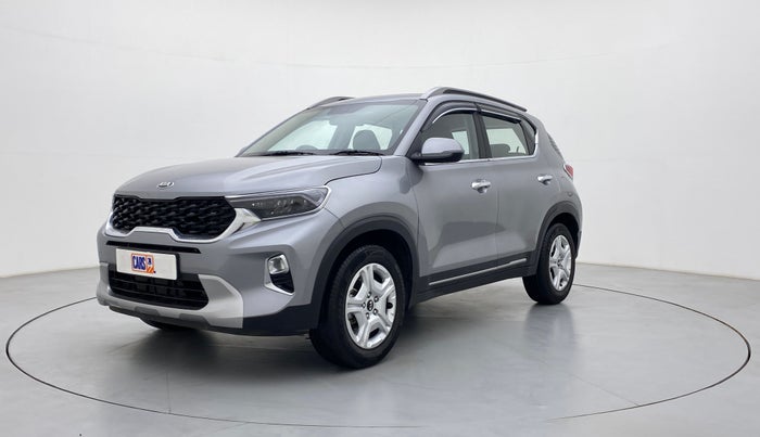 2021 KIA SONET HTX 1.0 IMT, Petrol, Manual, 10,949 km, Left Front Diagonal