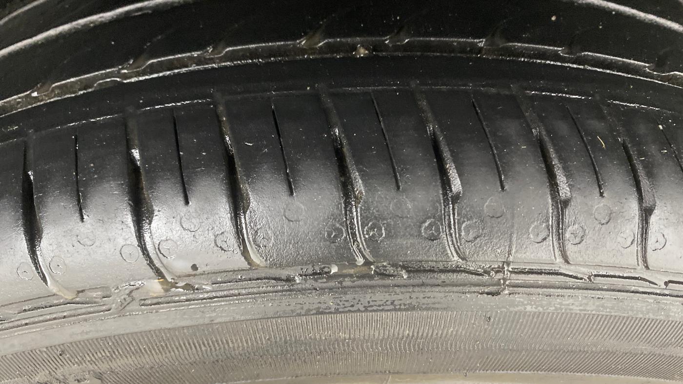 2023 Tata TIGOR XZ PLUS PETROL, Petrol, Manual, 28,667 km, Left Rear Tyre Tread