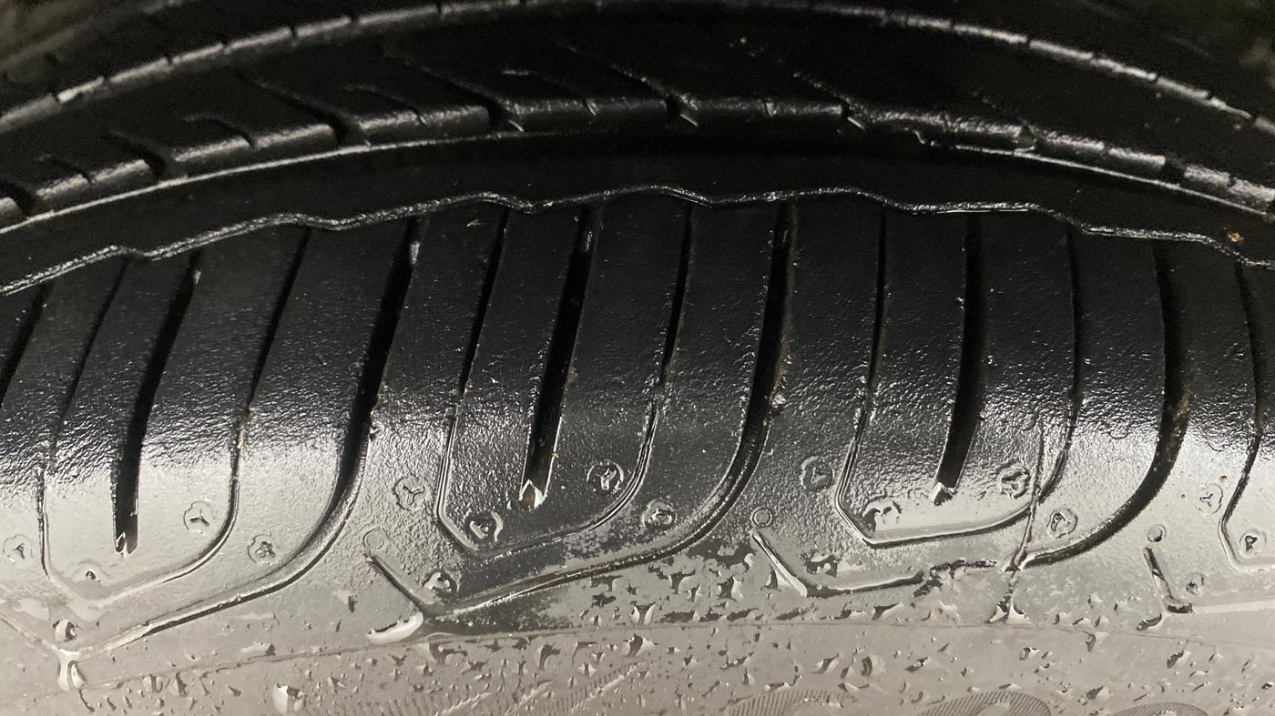 2023 Tata TIGOR XZ PLUS PETROL, Petrol, Manual, 28,667 km, Left Front Tyre Tread