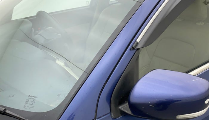 2017 Maruti Dzire VXI, Petrol, Manual, 74,884 km, Left A pillar - Minor scratches