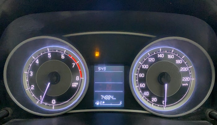 2017 Maruti Dzire VXI, Petrol, Manual, 74,884 km, Odometer Image