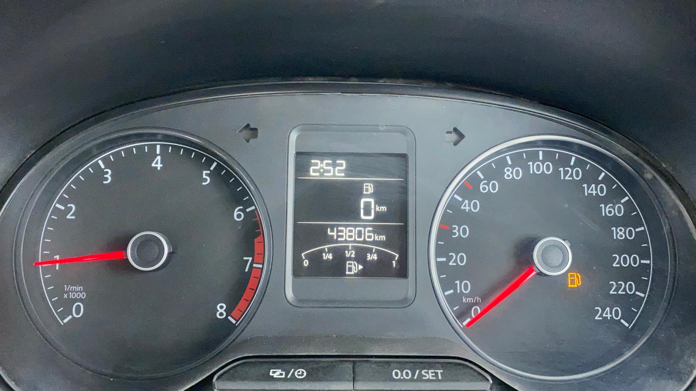 2019 Volkswagen Ameo COMFORTLINE 1.0, CNG, Manual, 43,806 km, Odometer Image