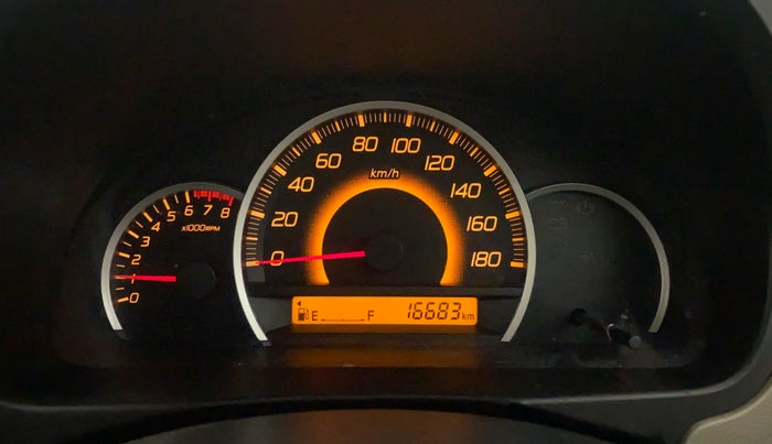 2015 Maruti Wagon R 1.0 VXI, Petrol, Manual, 16,624 km, Odometer Image