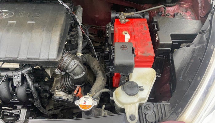 2015 Hyundai Grand i10 ASTA AT 1.2 KAPPA VTVT, Petrol, Automatic, 50,222 km, Engine View - Left