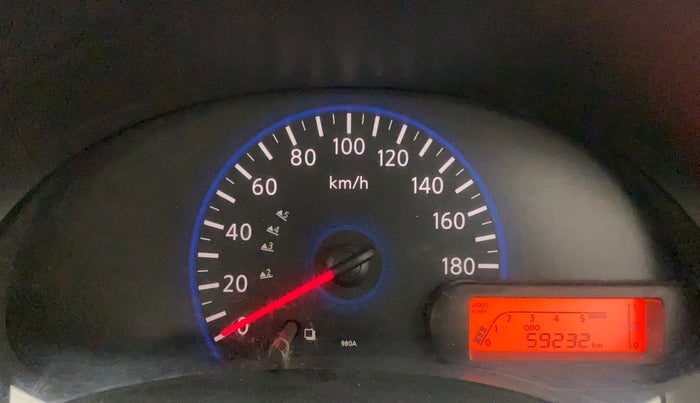 2014 Datsun Go T, Petrol, Manual, 59,232 km, Odometer Image