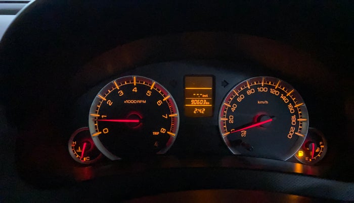2015 Maruti Swift Dzire VXI, Petrol, Manual, 90,585 km, Odometer Image