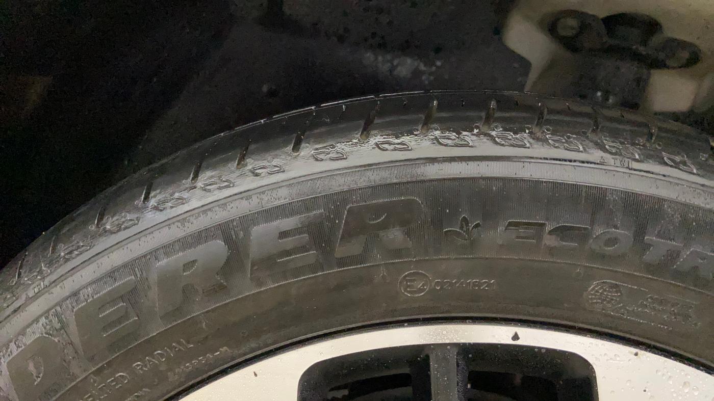 2021 MG HECTOR PLUS SELECT 2.0 DIESEL TURBO MT 7-STR, Diesel, Manual, 54,471 km, Left Rear Tyre Tread