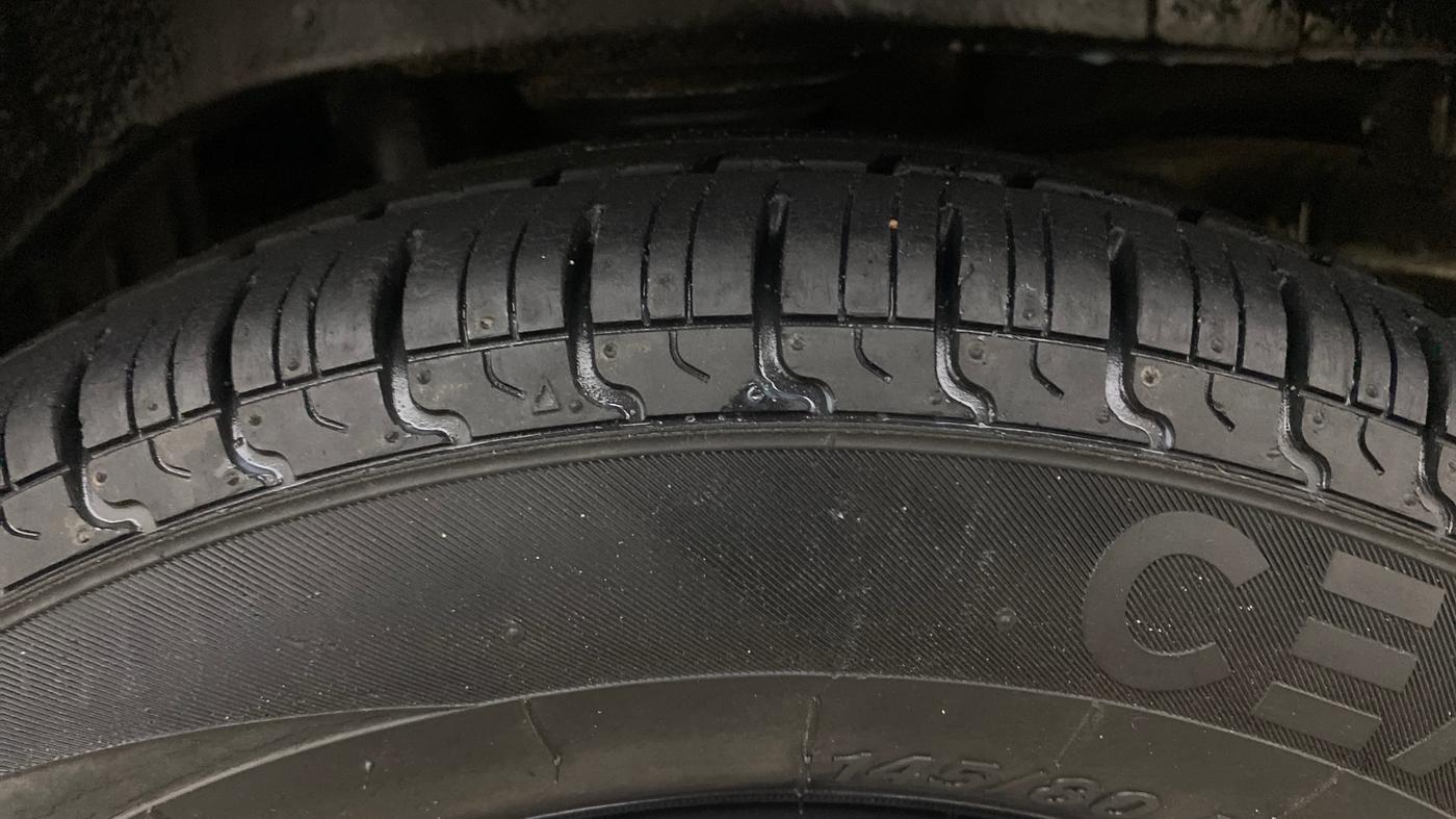 2014 Maruti Alto 800 LXI, Petrol, Manual, 55,392 km, Left Rear Tyre Tread