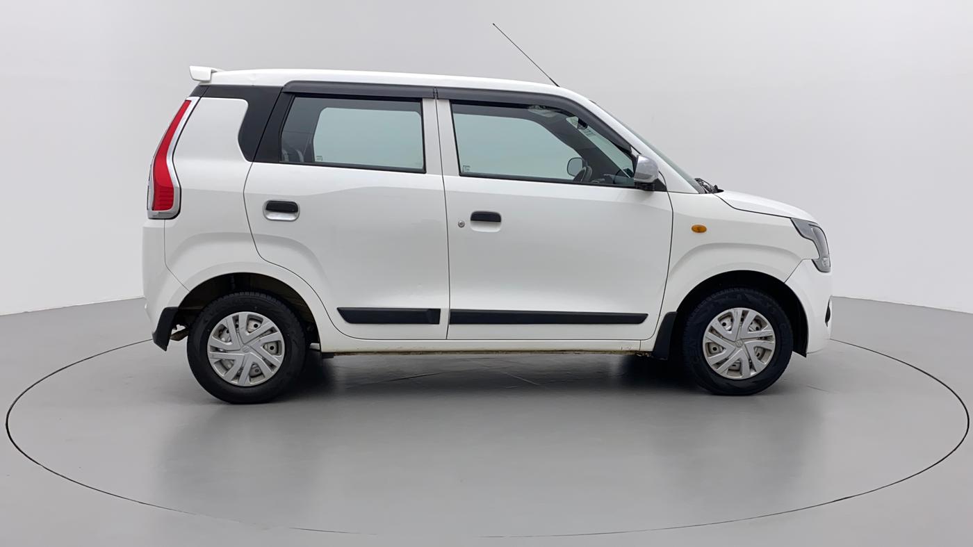 2019 Maruti New Wagon-R LXI CNG 1.0, CNG, Manual, 39,600 km, Right Side View