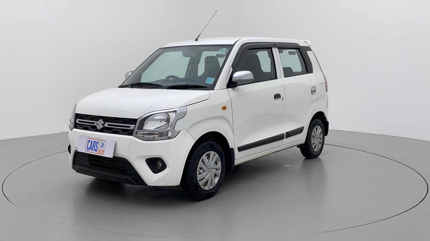 2019 Maruti New Wagon-R LXI CNG 1.0, CNG, Manual, 39,600 km, Left Front Diagonal