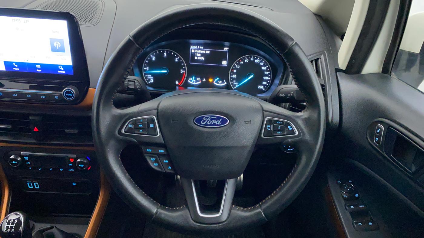 2020 Ford Ecosport TITANIUM 1.5L SPORTS(SUNROOF) DIESEL, Diesel, Manual, 40,080 km, Steering Wheel Close Up