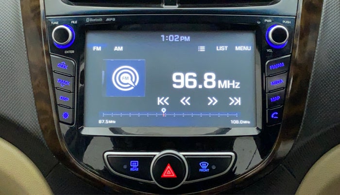 2016 Hyundai Verna 1.6 CRDI SX, Diesel, Manual, 54,525 km, Infotainment System