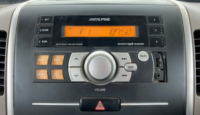 2013 Maruti Wagon R 1.0 LXI CNG, CNG, Manual, 85,337 km, Infotainment System