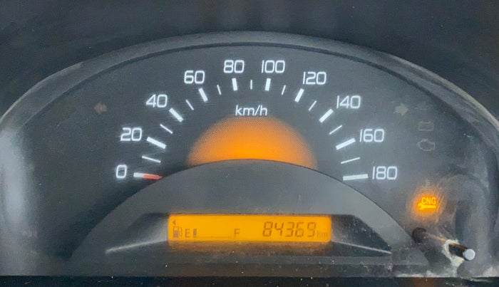 2013 Maruti Wagon R 1.0 LXI CNG, CNG, Manual, 85,337 km, Odometer Image