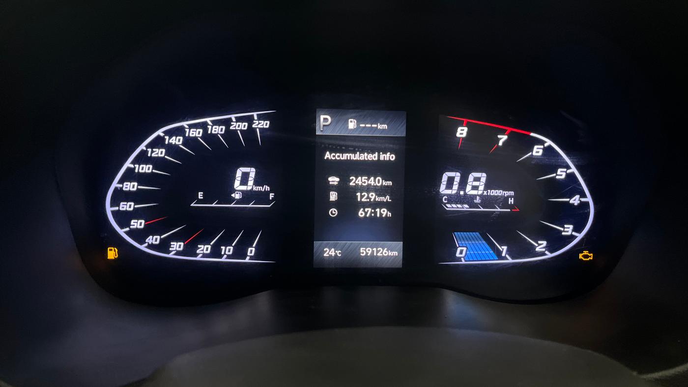 2021 Hyundai Verna SX (O) 1.5 VTVT IVT, Petrol, Automatic, 59,125 km, Odometer Image