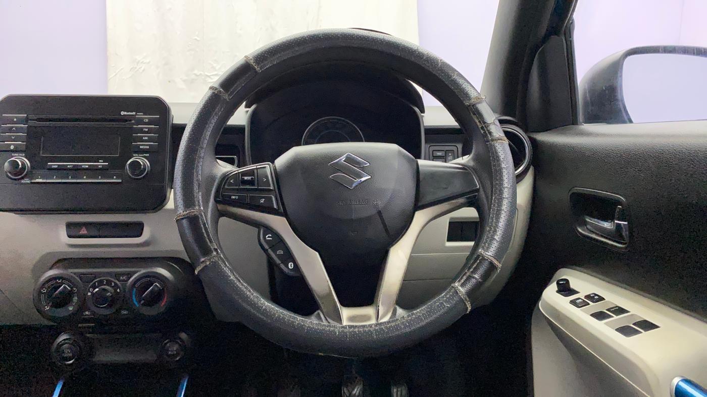 2017 Maruti IGNIS DELTA 1.2, Petrol, Manual, 90,076 km, Steering Wheel Close Up
