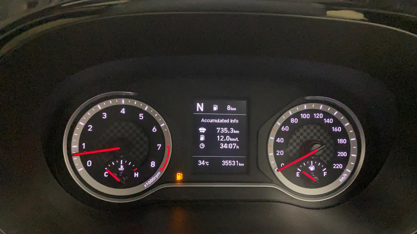 2023 Hyundai GRAND I10 NIOS SPORTZ AMT 1.2 KAPPA VTVT, Petrol, Automatic, 35,531 km, Odometer Image