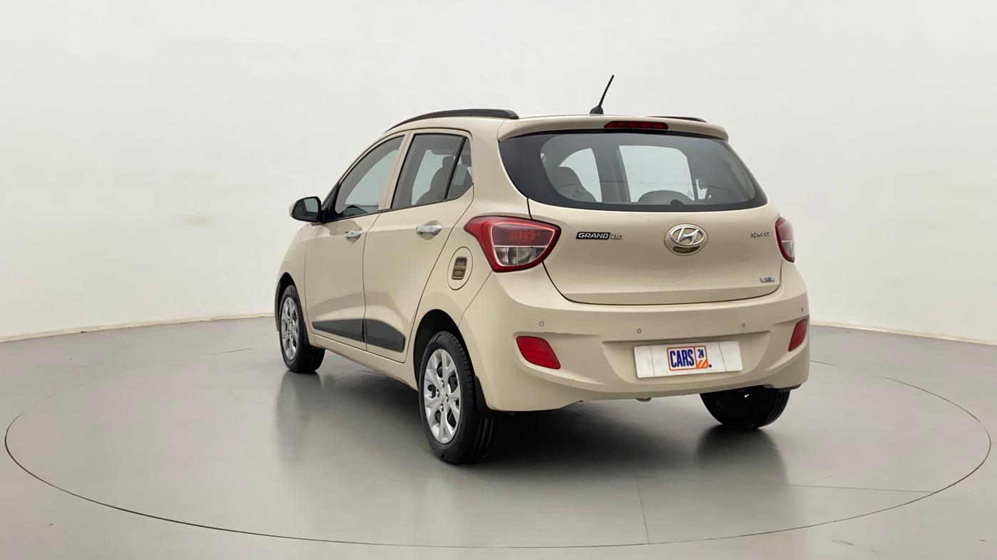 2014 Hyundai Grand i10 SPORTZ 1.2 KAPPA VTVT, Petrol, Manual, 49,751 km, Left Back Diagonal