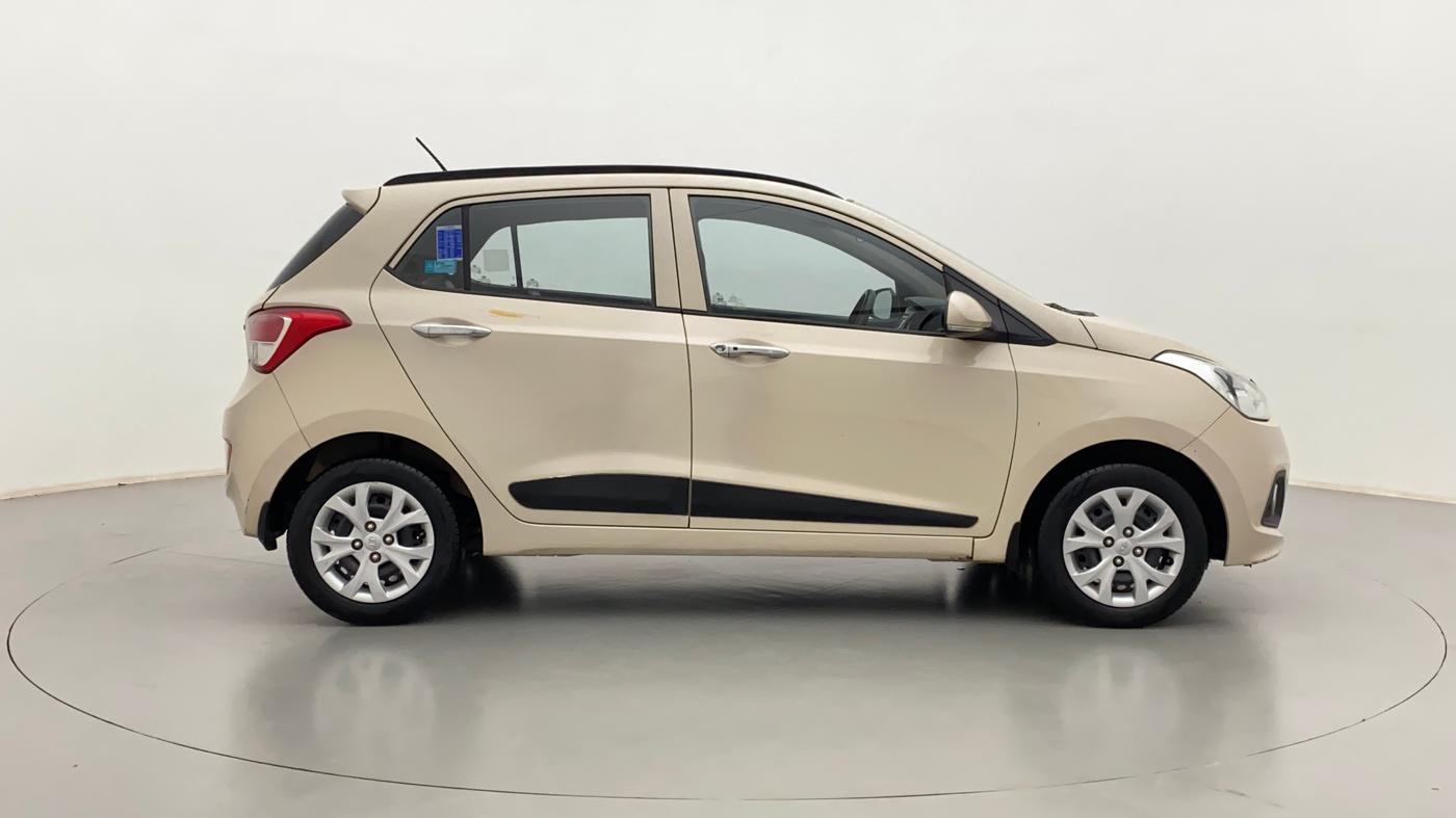 2014 Hyundai Grand i10 SPORTZ 1.2 KAPPA VTVT, Petrol, Manual, 49,751 km, Right Side View